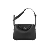 Lindy 26 in Noir (89) with Palladium Hardware, Clemence Leather Women's Shoulder Bag