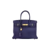Birkin 30 Gold Hardware Taurillon Clemence & Sombrero II Calfskin Women's Top Handle Bag