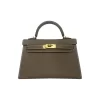 Mini Kelly II in Etoupe Epsom Leather with Gold Hardware – Women's Mini Shoulder Crossbody Handbag