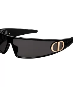 DIOR VeryDior M1U Sunglasses with Logo - Metal/Nylon Irregular Shape in Black (Women's)